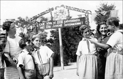 Испанские дети в одесском санатории им. Октябрьской революции