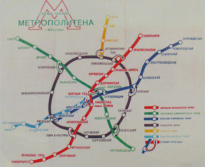 Схема метро 1959г.